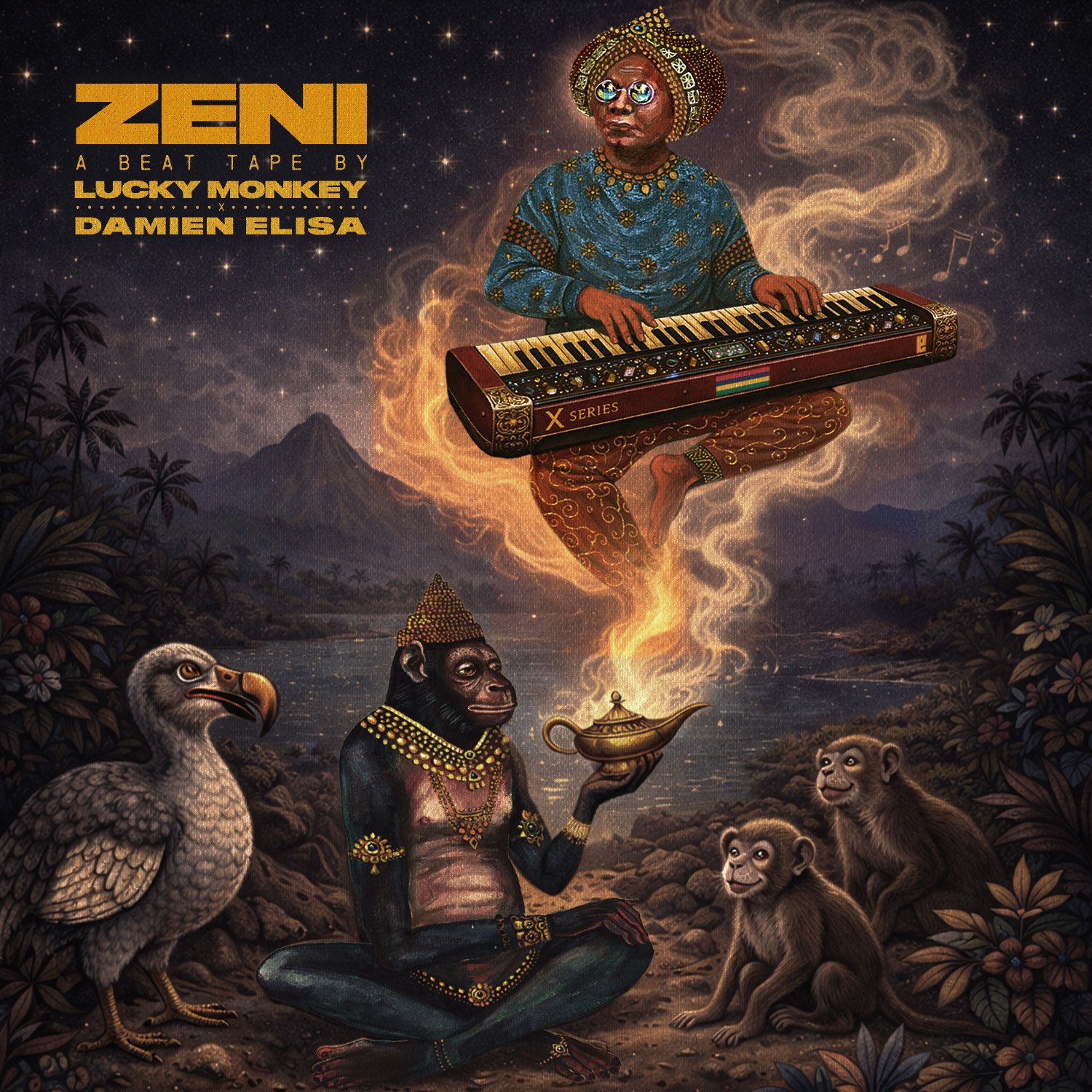 Zeni by LUCKY MONKEY x Damien Elisa